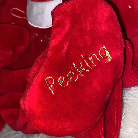 MiniBasik Red “Baby’s 1st Christmas” 2Pc Onesie With Hat. Size: 6 Mo/ 12-16 Lbs - Picture 5 of 7